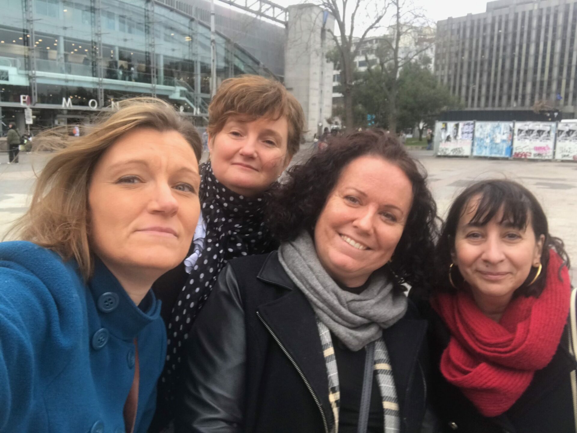 Photo de quatre membres du bureau